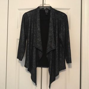 Shimmery blazer-like sweater size L